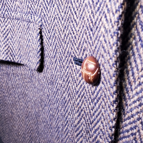 Slices Women's Blazer Made In Japan Size 5 (Wool/Silk) - Picture 3 of 6